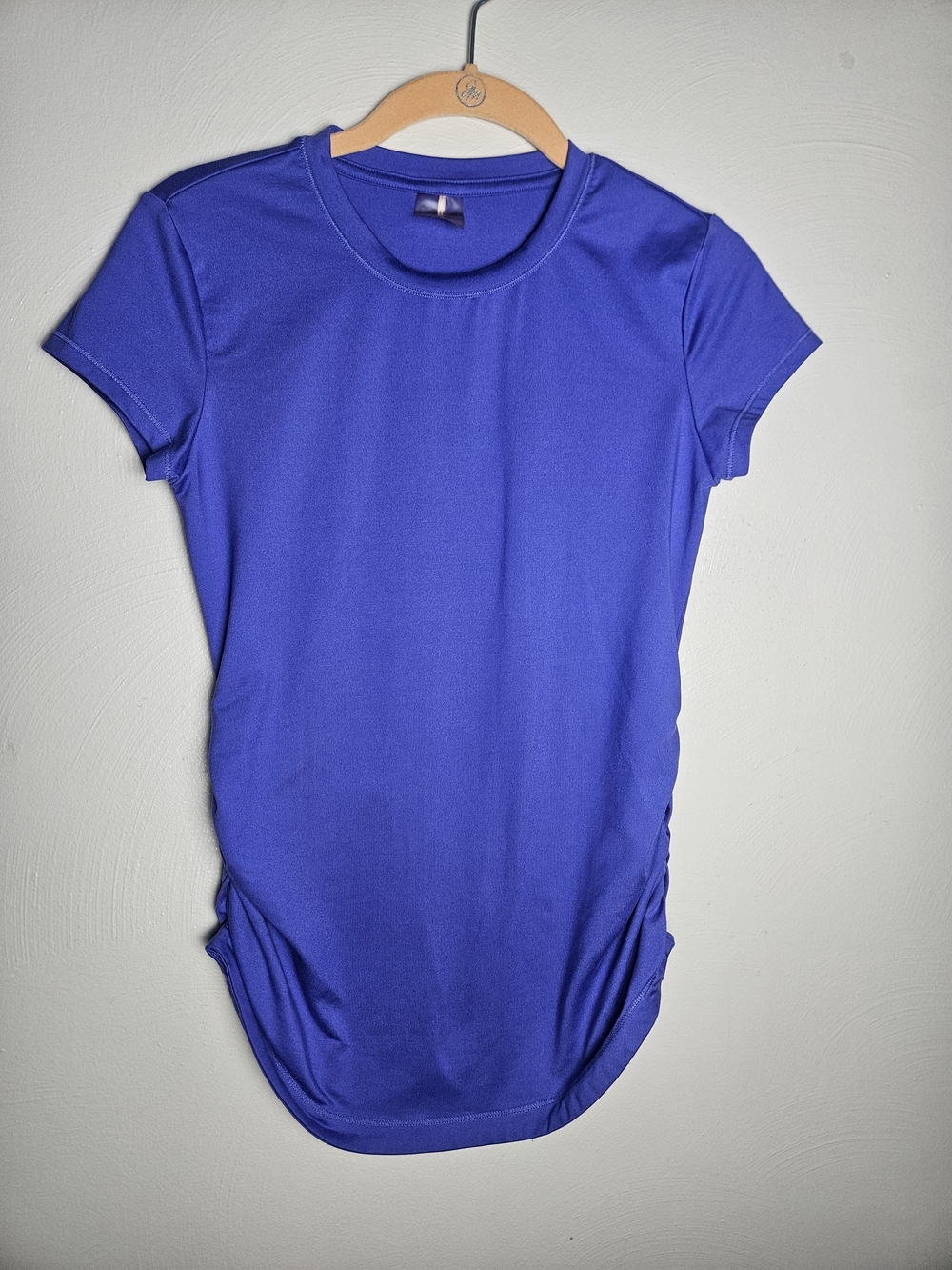 CALIA by Carrie Underwood Short-Sleeve Crewneck Top in Royal Blue